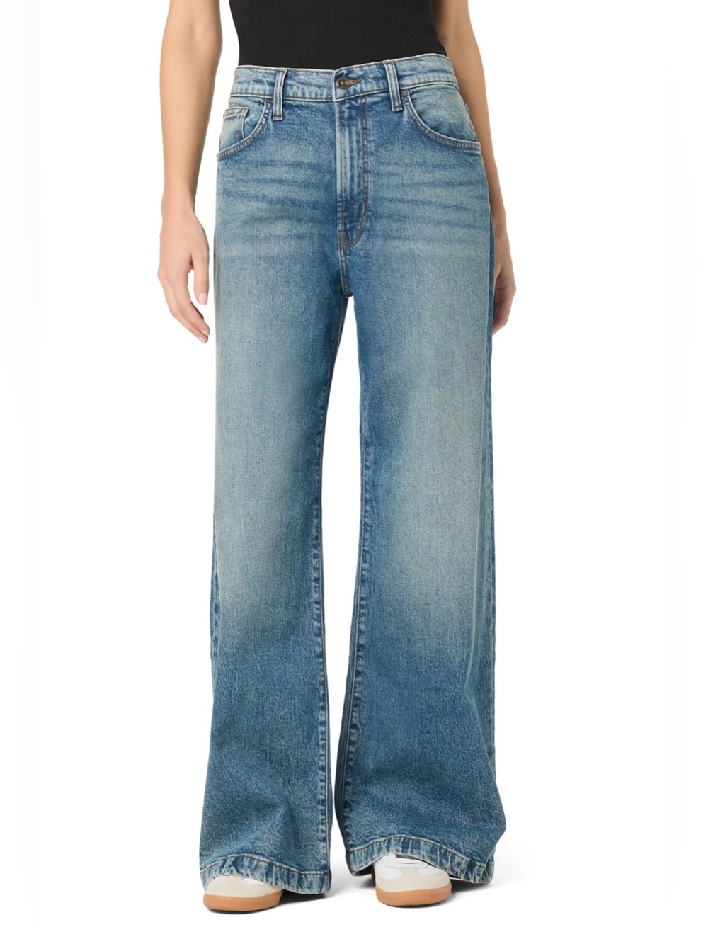 Hudson - Jolene Vespertine High Waist Wide Leg Jeans - Size 29